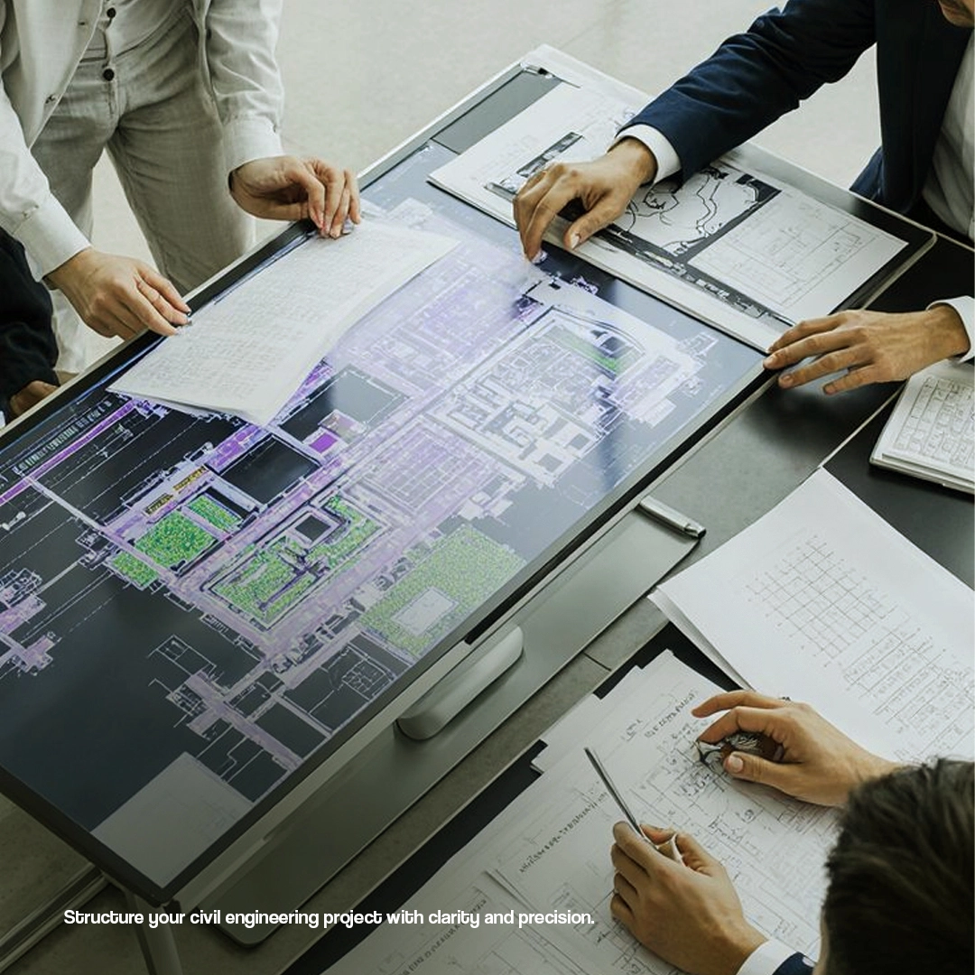 Civil engineering project report and resources
