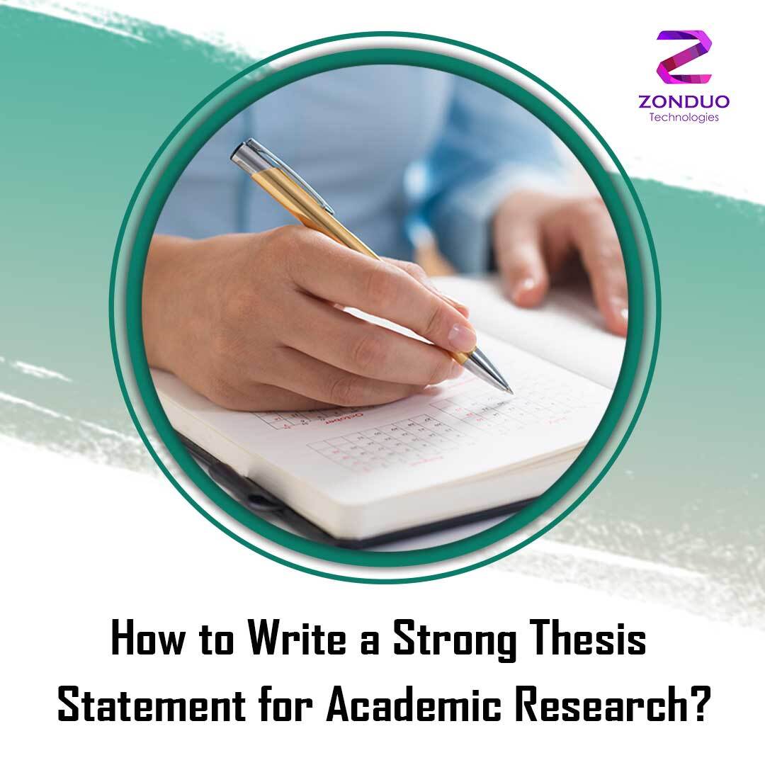 How to write a strong thesis