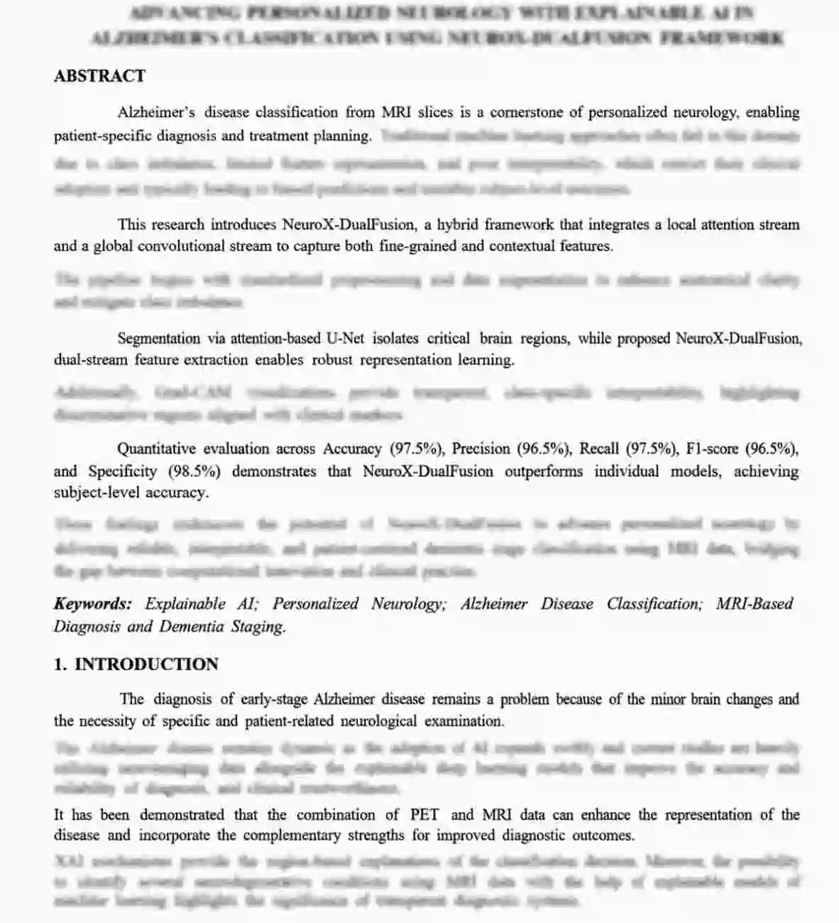 Sample journal publication paper page 1